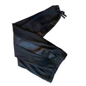 Halston Heritage Tuxedo Split Hem Harem Pants Ankle Tie Detail